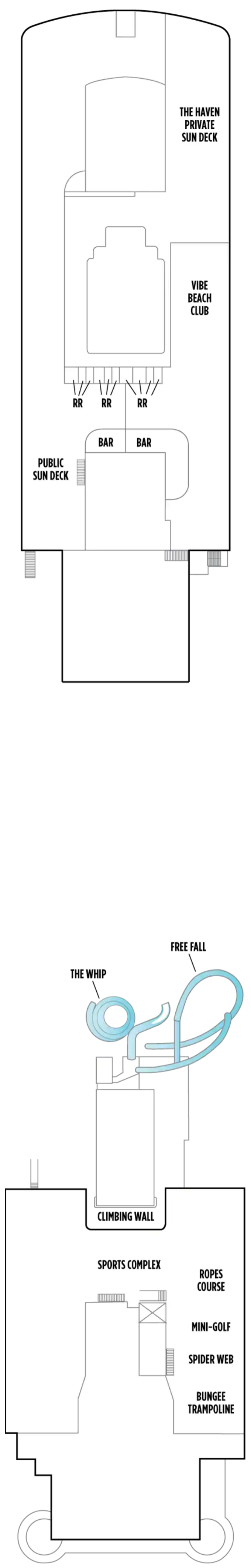 Cabins in Cubierta 17