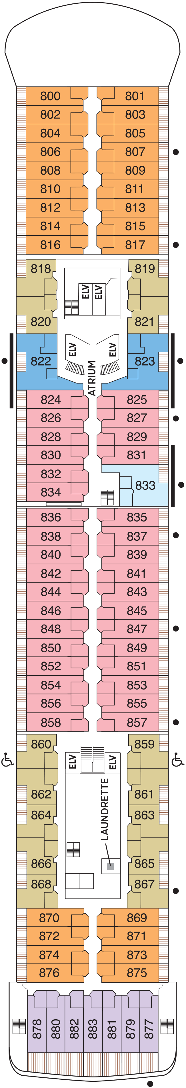 Deck Plan- Regent Seven Seas Voyager - Planet Cruise