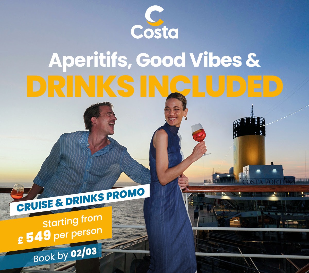 Promotion: Costa Cruises' Wave Sale starts!