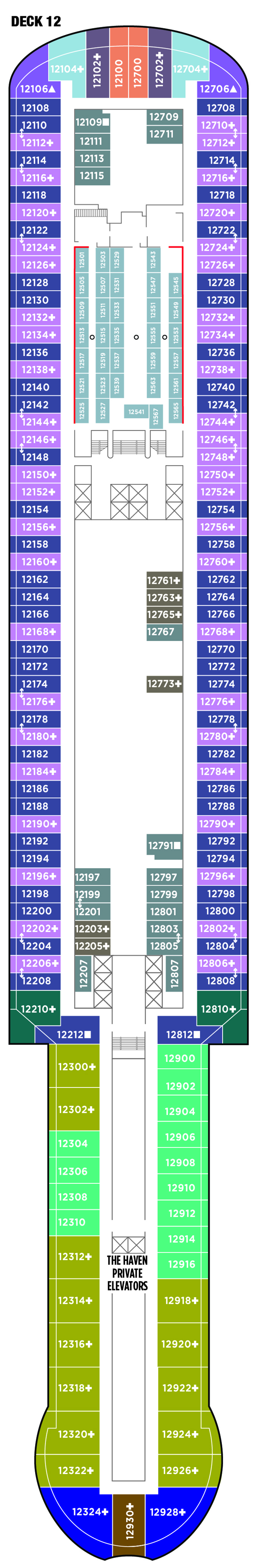 Norwegian Prima – Deck Plans - Planet Cruise