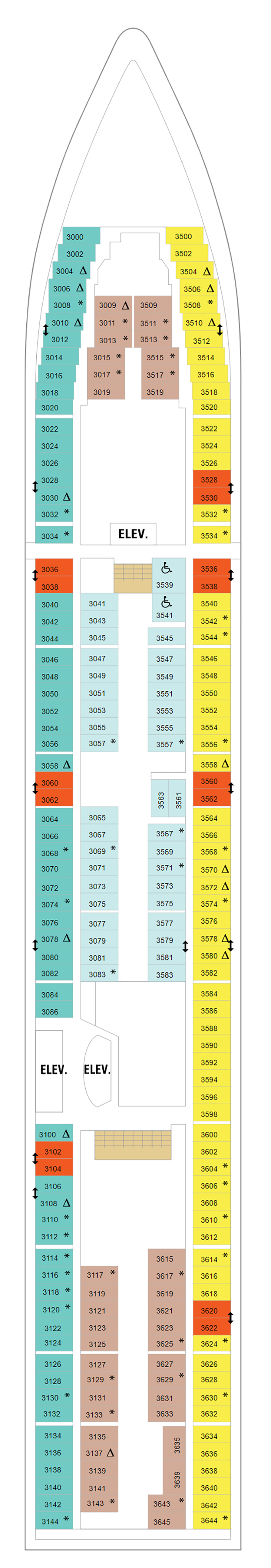 Deck Plans- Radiance of the Seas - Planet Cruise