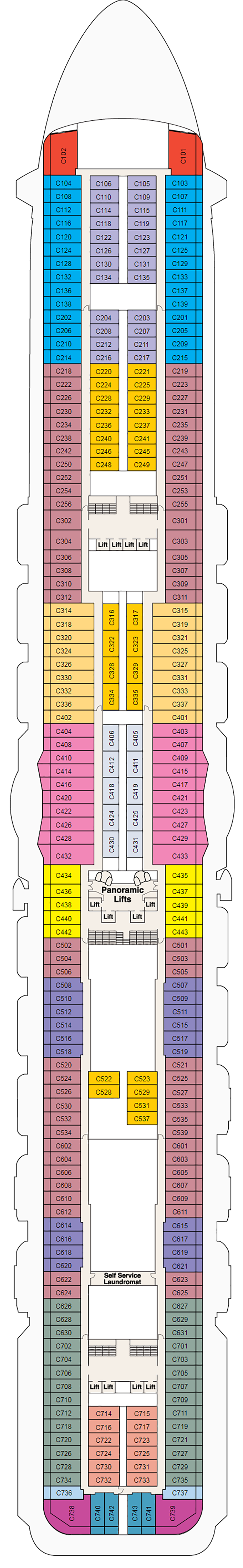 Deck Plans- Majestic Princess - Planet Cruise