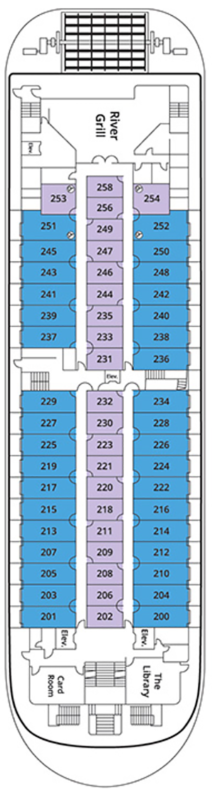 Deck Plan for American Countess | Iglu Cruise