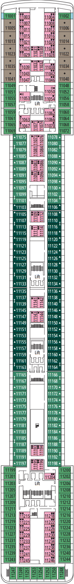 Cabins in Cubierta 11