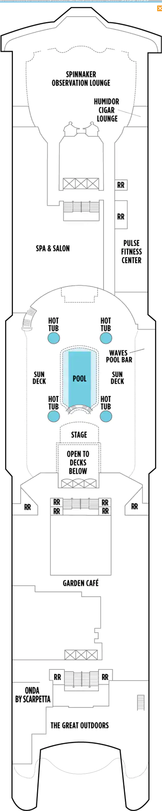 Deck Plans - Norwegian Spirit - Planet Cruise