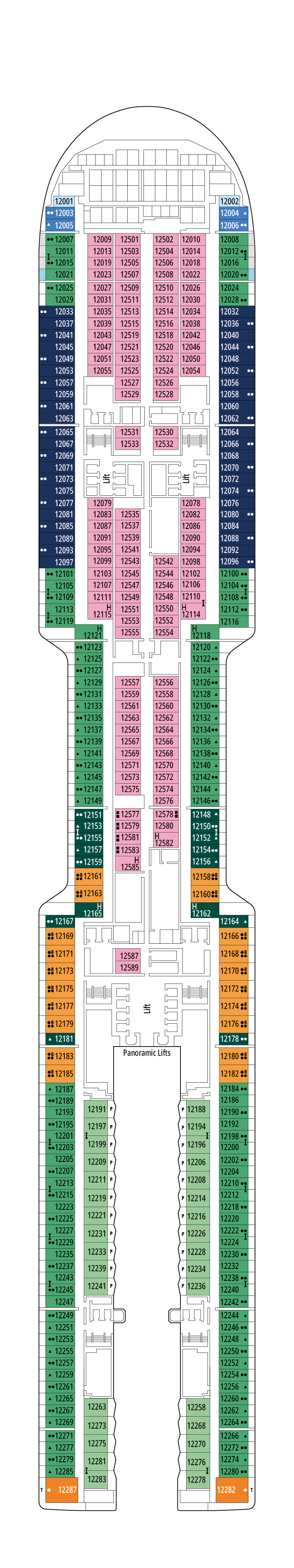 MSC World America – Deck Plans - Planet Cruise