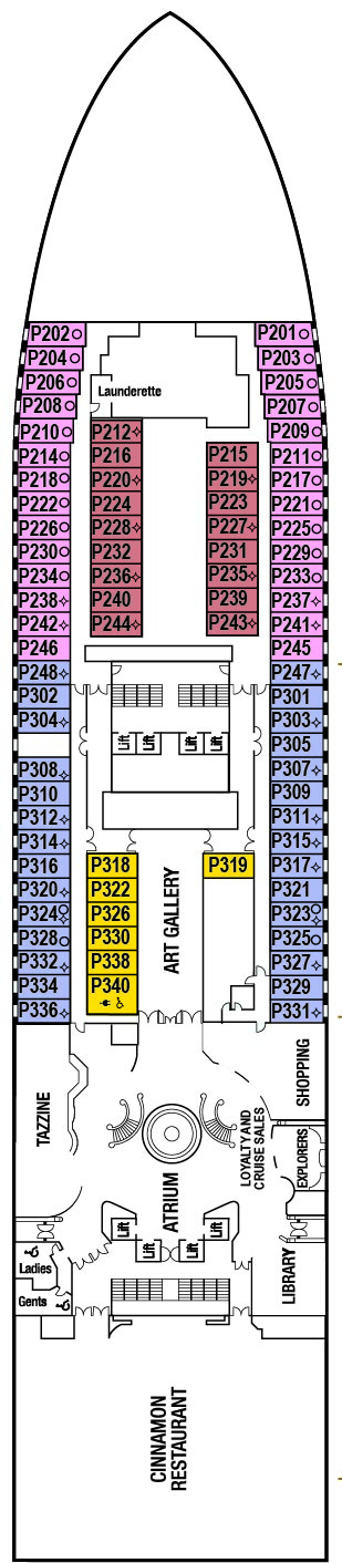 Cabins in Deck