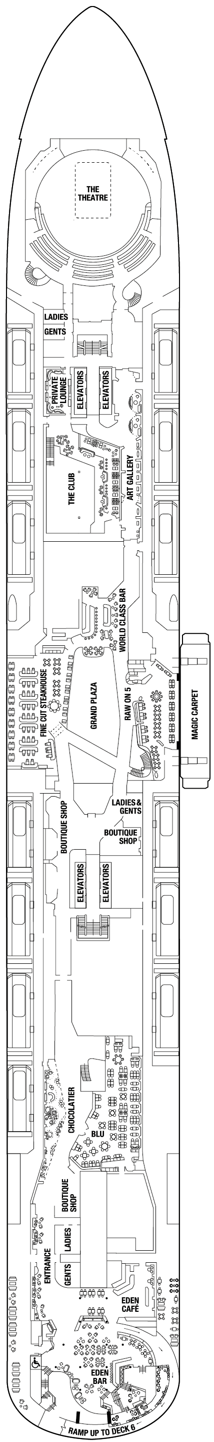 Celebrity Ascent – Deck Plans - Planet Cruise