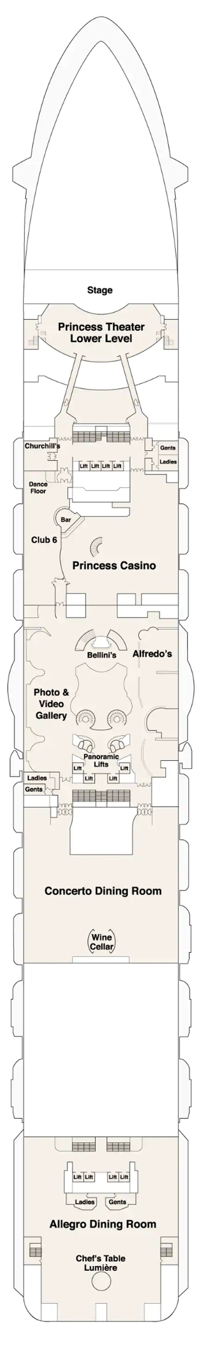 Deck Plans- Regal Princess - Planet Cruise