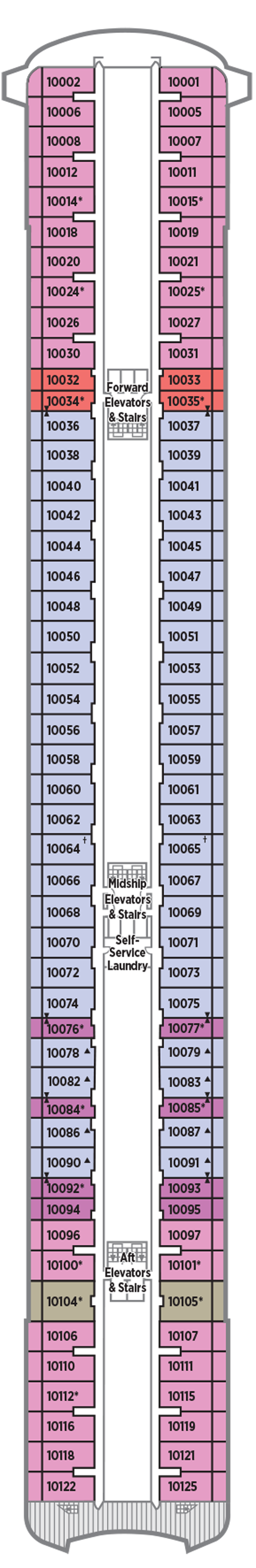 Crystal Serenity Deck Plans Cruise