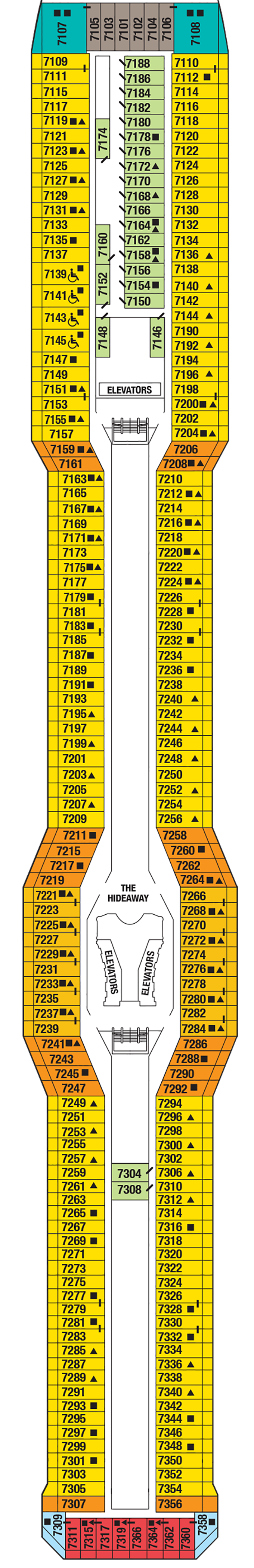 Deck Plans - Celebrity Silhouette - Planet Cruise