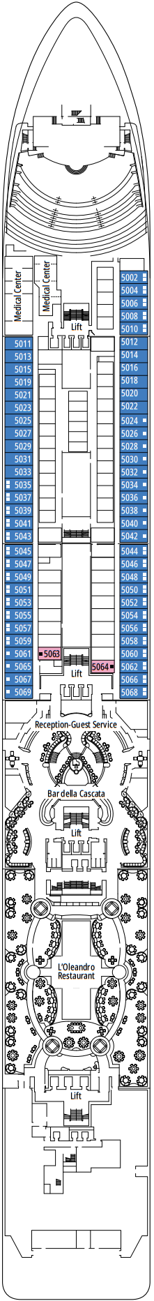 Cabins in Cubierta 5