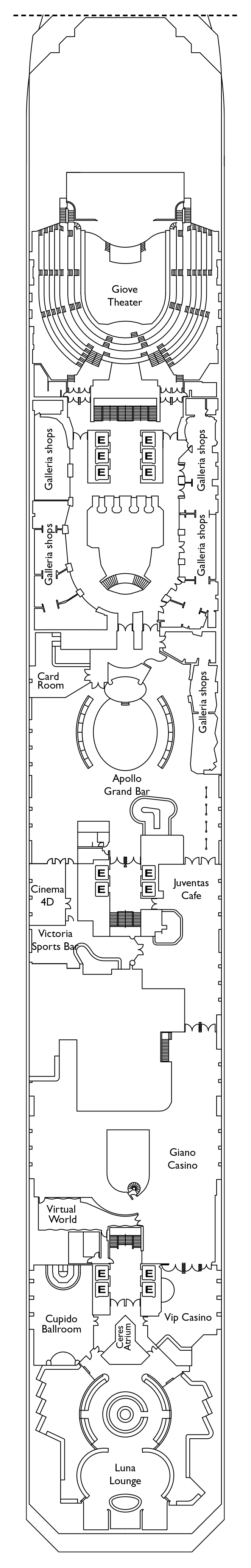 Cabins in Deck