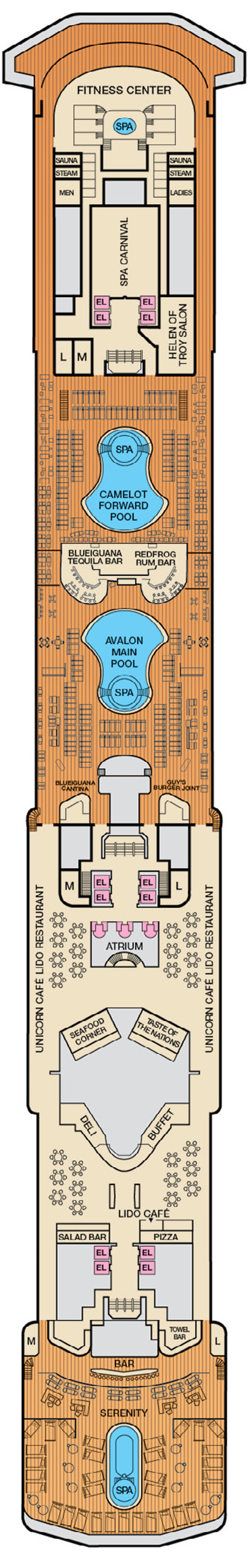 Cabins in Deck