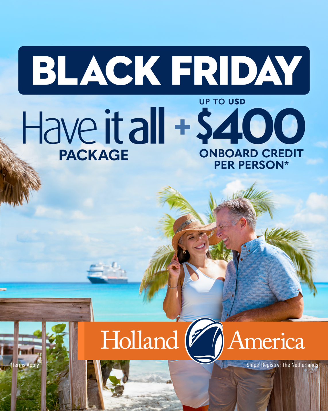 Promotion: Save on Holland America Line cruises now!