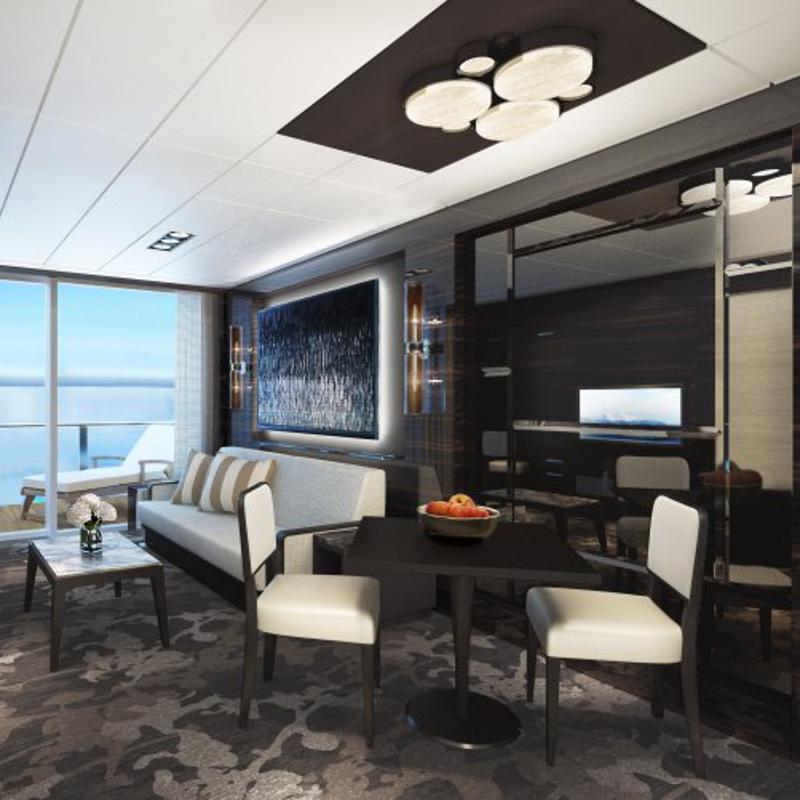 The Haven Aft-Facing Penthouse with Balcony-Norwegian Encore