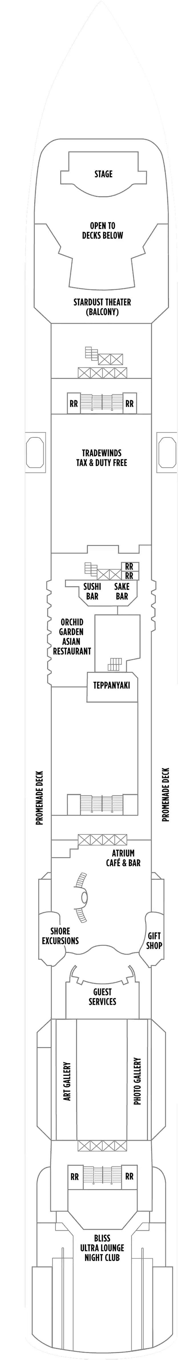 Deck Plans - Norwegian Gem - Planet Cruise