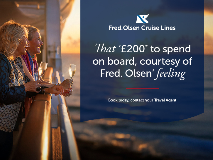 Promotion: The Fred. Olsen Sale starts now!