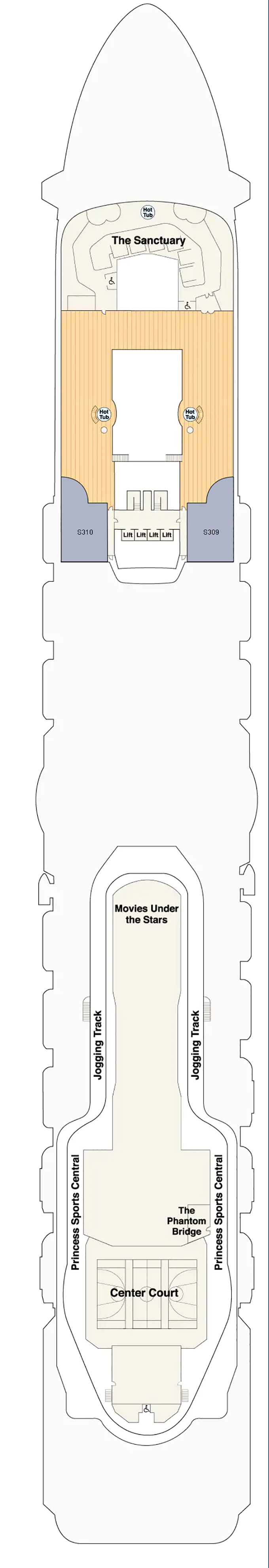 Enchanted Princess – Deck Plans - Planet Cruise