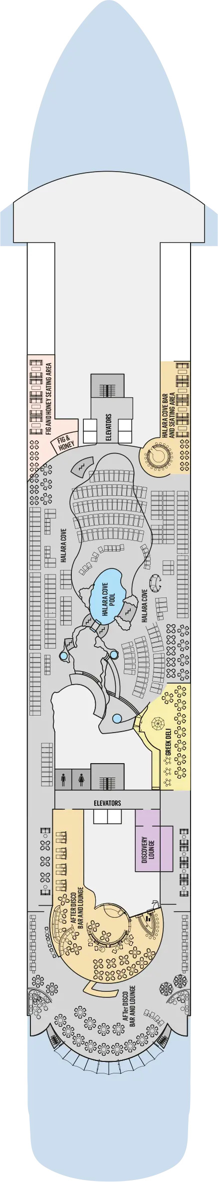 Cabins in Deck 10