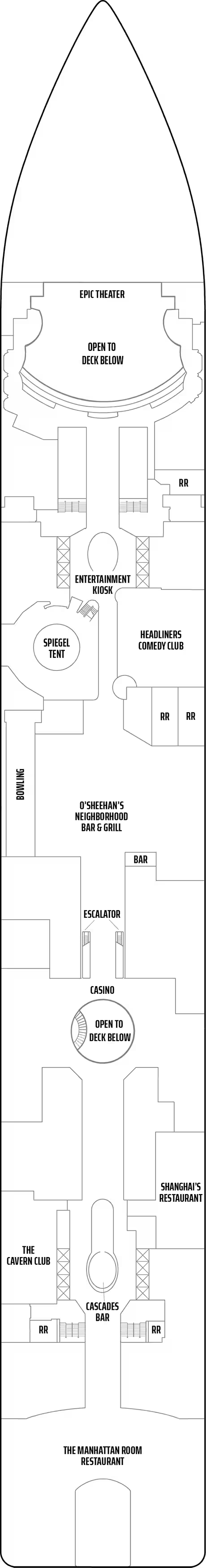Cabins in Deck 6