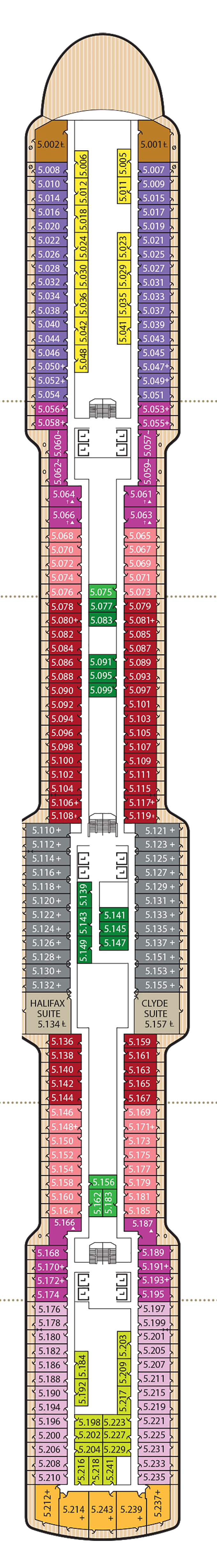 Queen Anne Deck Plans Cruise