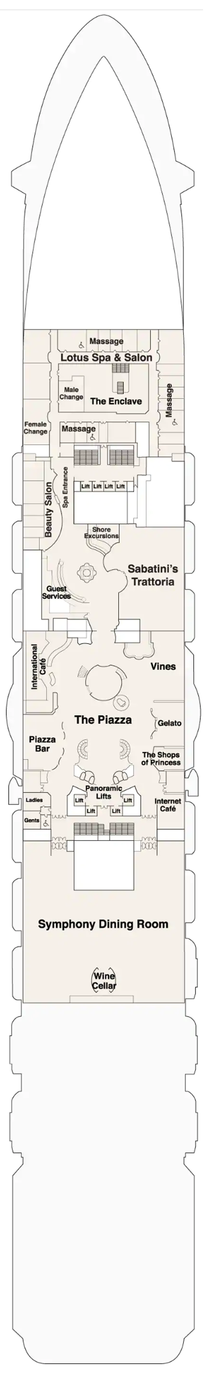 Deck Plans- Regal Princess - Planet Cruise