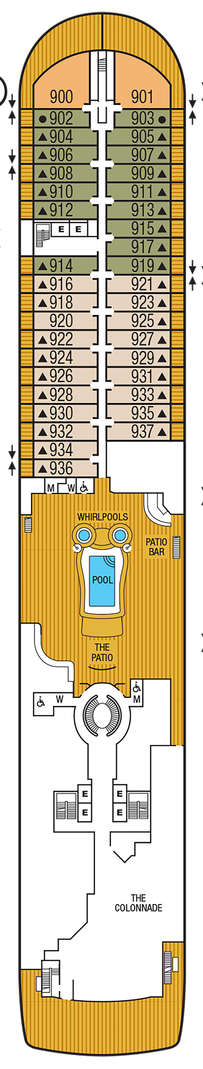 Seabourn Encore – Deck Plans - Planet Cruise