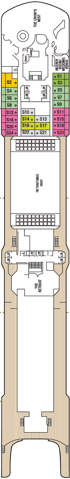 Deck Plans on P&O Arcadia - Planet Cruise