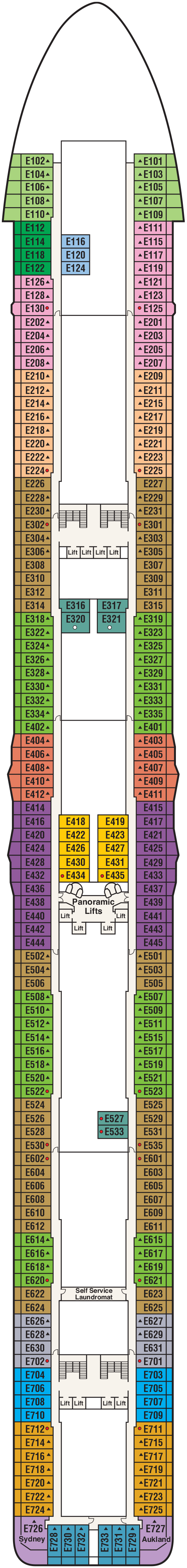 Deck Plans- Royal Princess - Planet Cruise