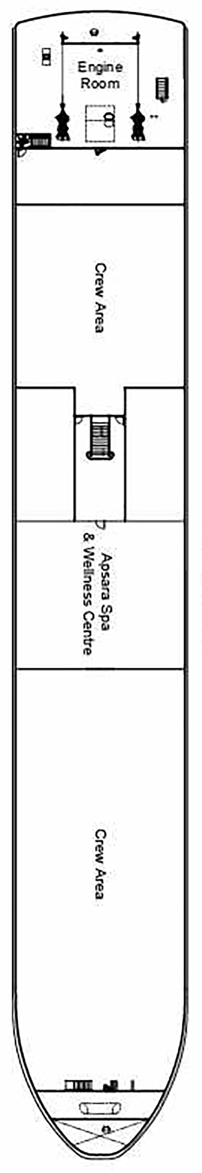 Deck Plan for RV Apsara Iglu Cruise