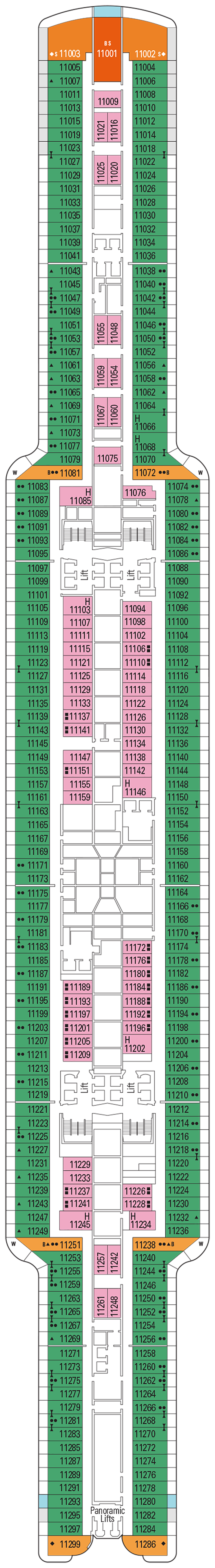 MSC Seascape – Deck Plans - Planet Cruise