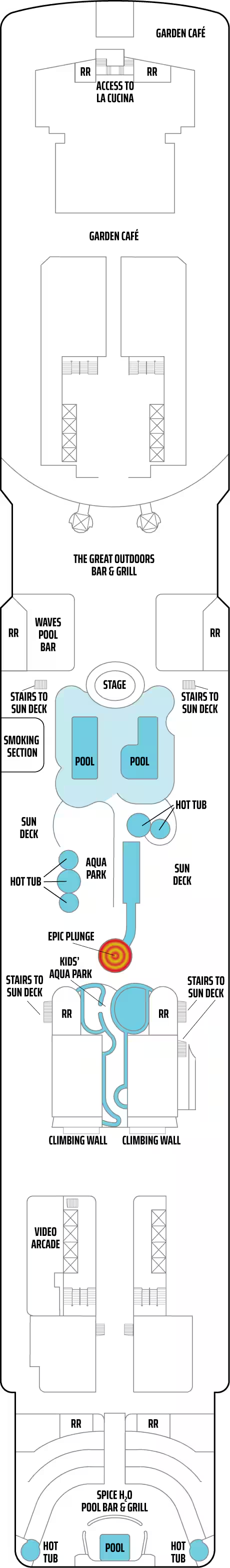 Cabins in Deck 15