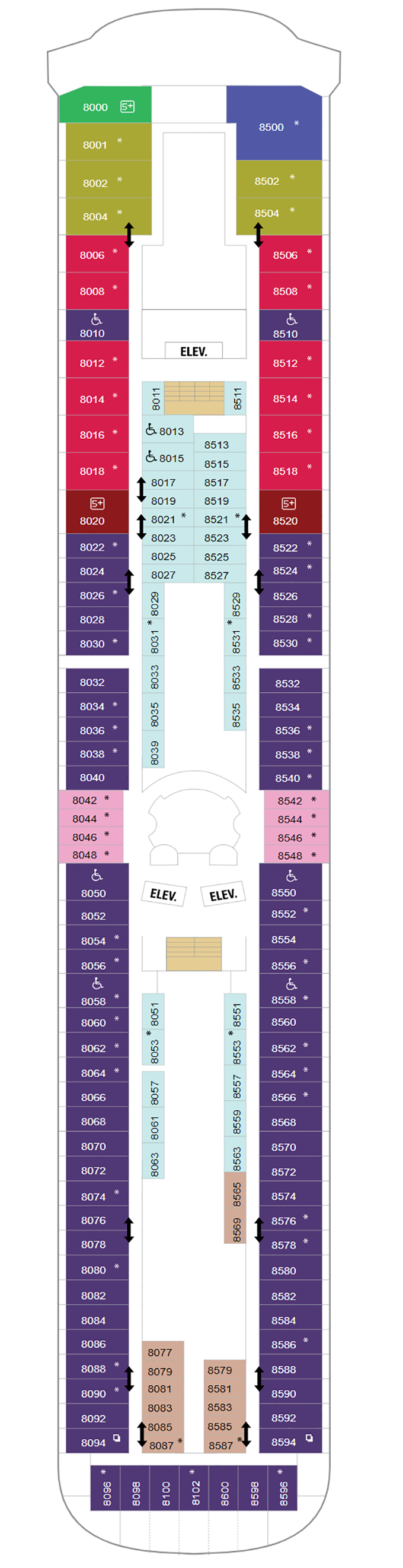 Deck Plans- Rhapsody of the Seas - Planet Cruise