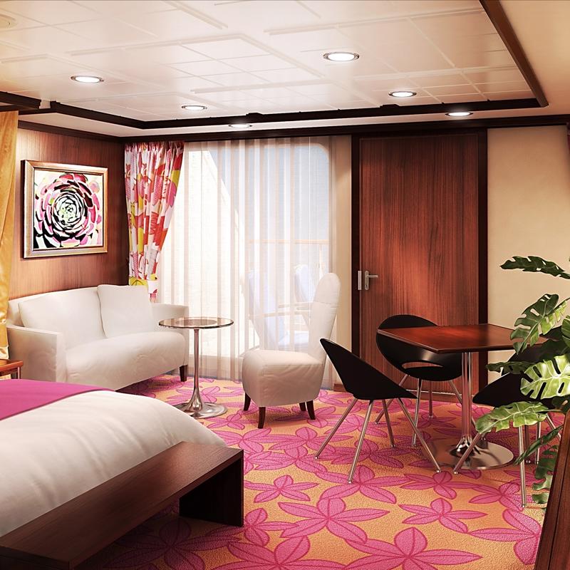 Forward Facing Deluxe Penthouse with Large Balcony-Norwegian Pearl 