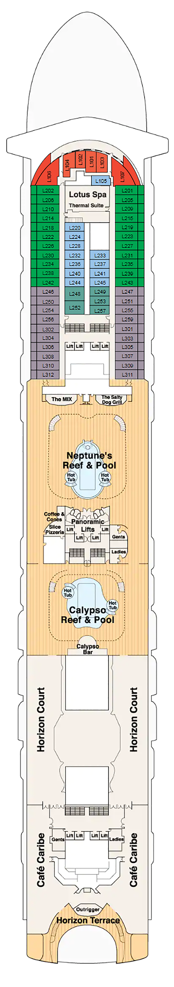 Cabins in Deck