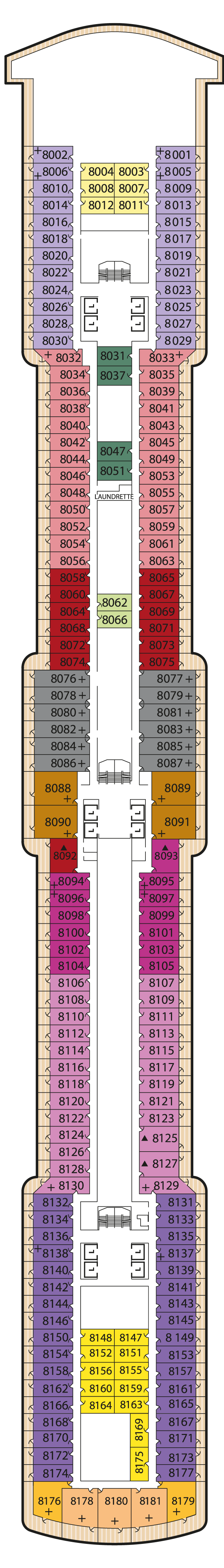 Deck Plans- Queen Elizabeth - Planet Cruise