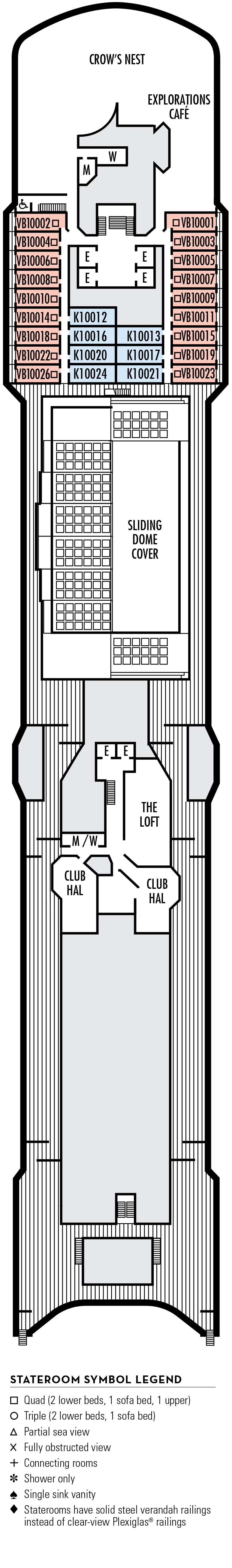 Cabins in Deck