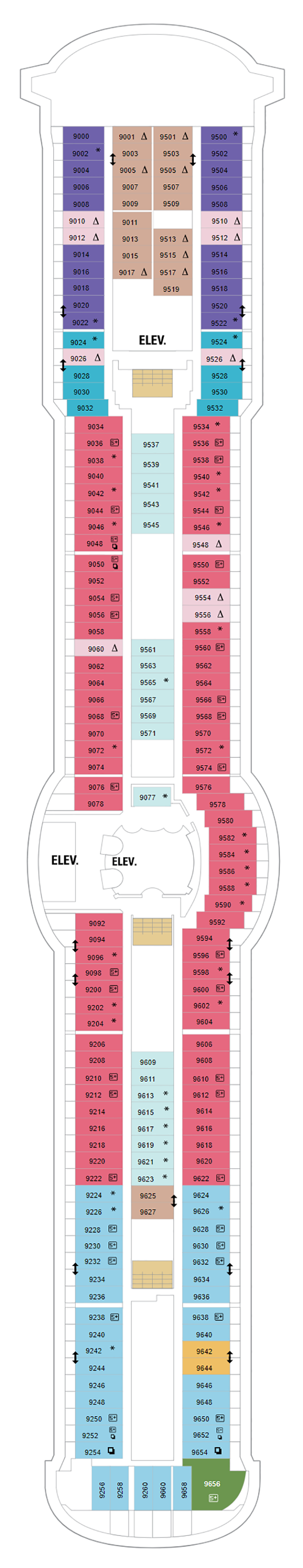 Deck Plans- Serenade of the Seas - Planet Cruise