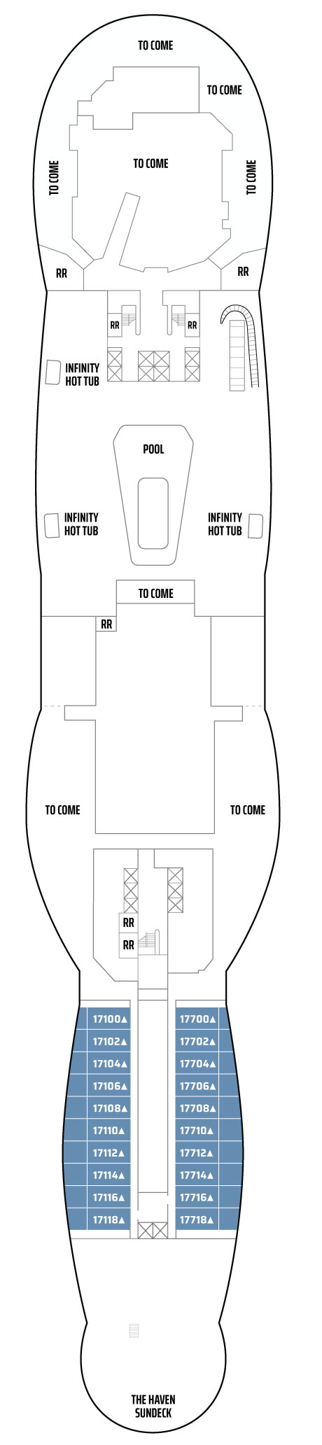 Cabins in Deck 17