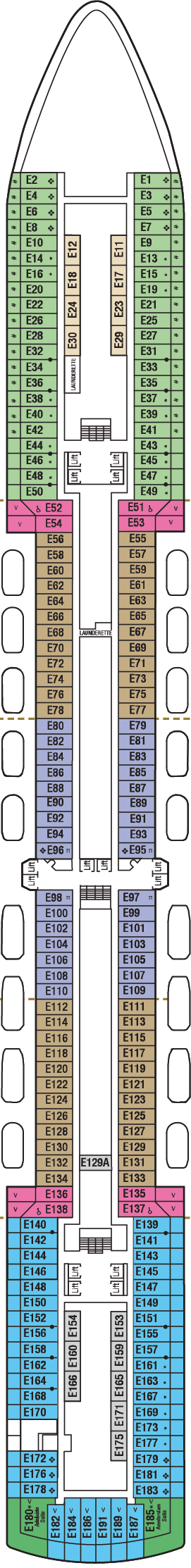 Deck Plans On P&O Arcadia - Planet Cruise