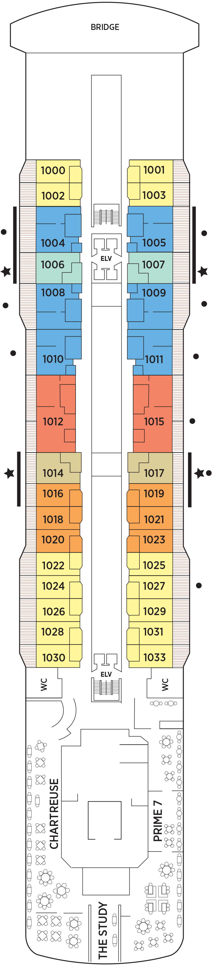 Regent Seven Seas Splendor – Deck Plans - Planet Cruise