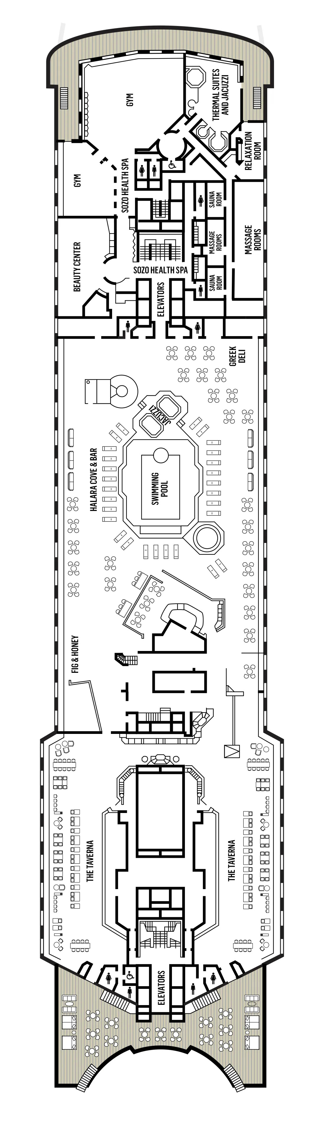 Cabins in Deck 11
