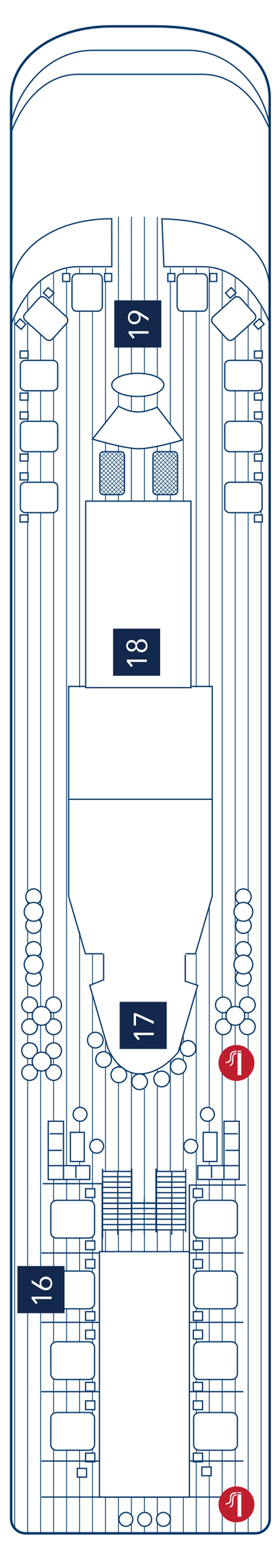 Cabins in Deck