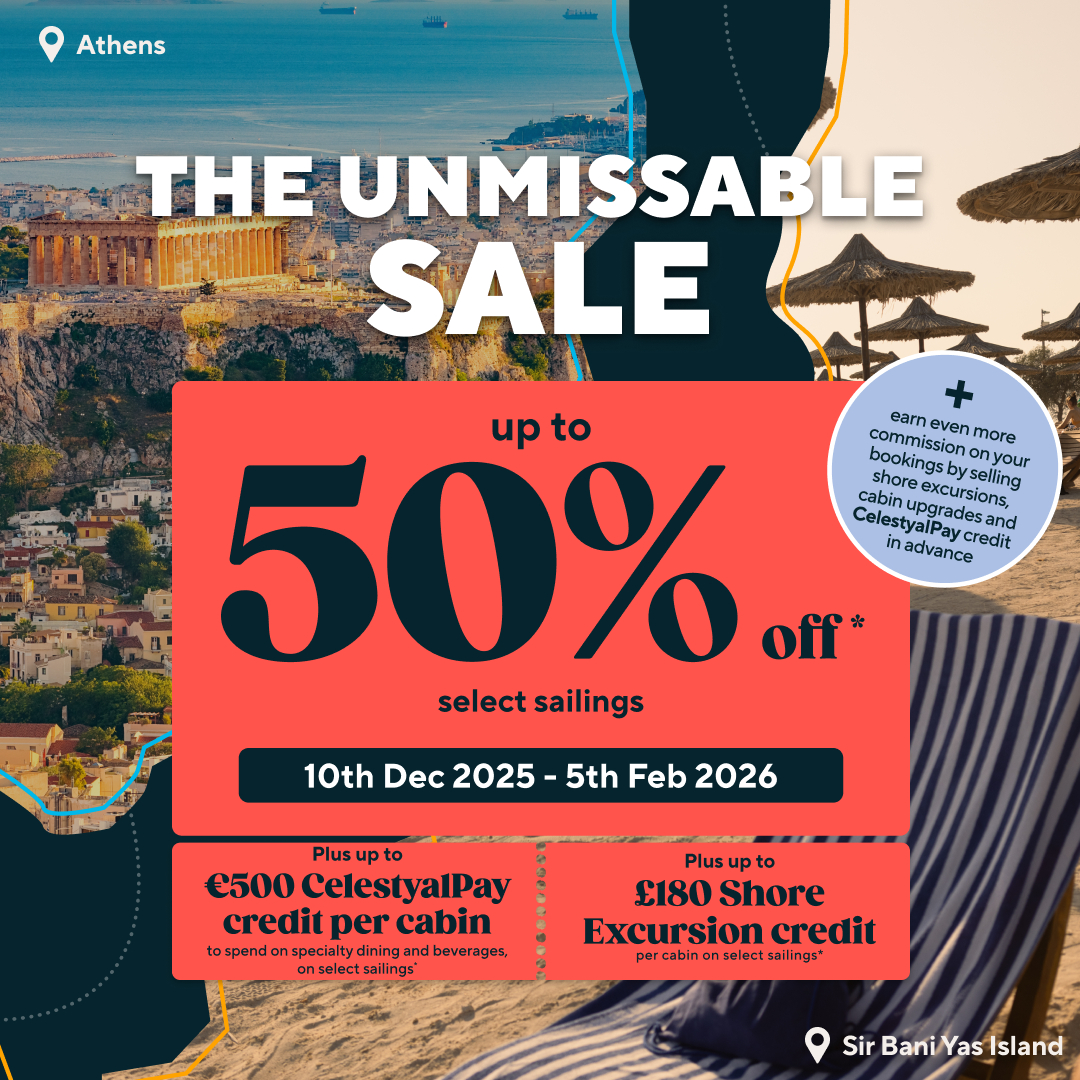 Promotion: Celestyal's Unmissable Sale starts!