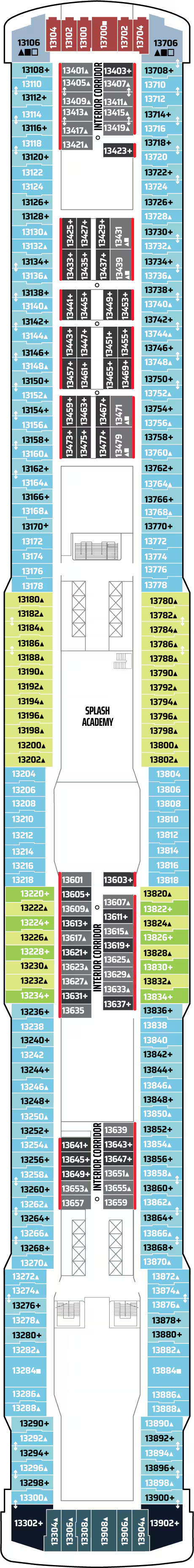 Cabins in Cubierta 13