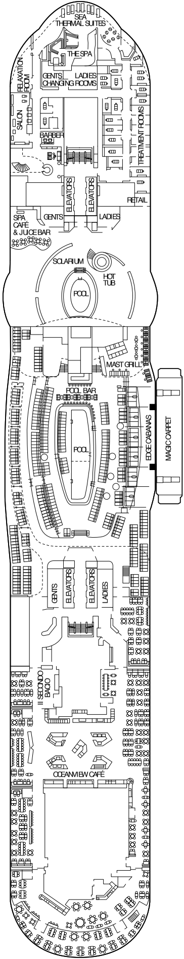 Cabins in Deck 14