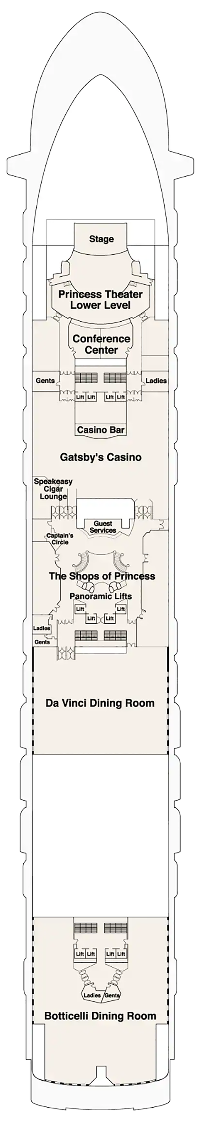 Cabins in Deck