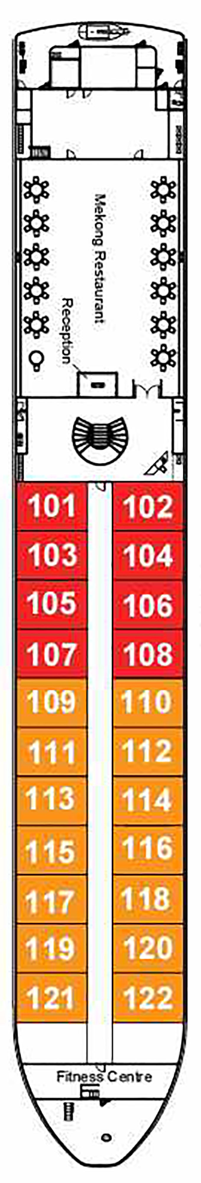 Deck Plan for RV Apsara | Iglu Cruise