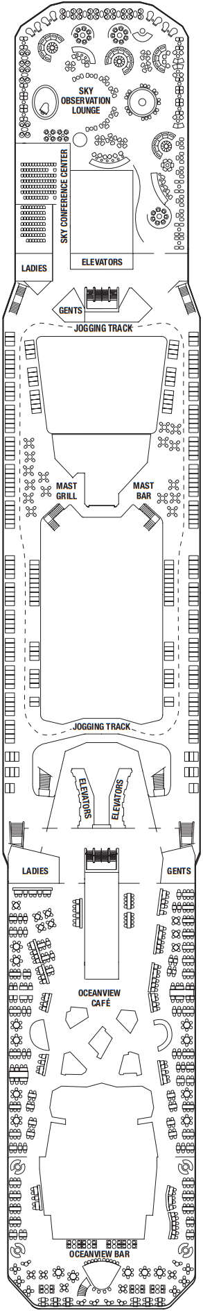 Cabins in Deck 14
